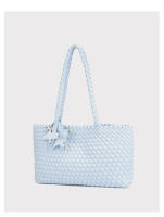 Bolso tejido colgante, bolso de mano de gran capacidad, bolso bandolera de hombro, bolso versátil de moda para niño y madre. - details 11
