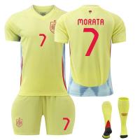 Conjunto de ropa deportiva de tres piezas para hombre y mujer, con estampado de la flor nacional de España，Ropa de fútbol para - details 4