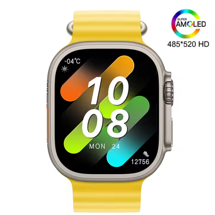 Reloj inteligente HK8 Pro Max Ultra Gen2 ChatGPT para Hombre, Reloj inteligente AMOLED NFC, Brújula de Presión Arterial, Relojes de fitness para Android IOS ,Para relojes de Apple , Nuevos relojes inteligentes en 2024 Actualización simultánea - 1