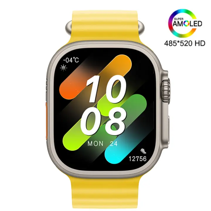 Reloj inteligente HK8 Pro Max Ultra Gen2 ChatGPT para Hombre, Reloj inteligente AMOLED NFC, Brújula de Presión Arterial, Relojes de fitness para Android IOS ,Para relojes de Apple , Nuevos relojes inteligentes en 2024 Actualización simultánea - 1