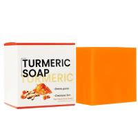Jabón de Turmeric Hecho a Mano Limpieza Corporal Ligera, Iluminación para Underarmas, Cuidado de Piel Suave Conjunto de Jabón para Belleza - details 19