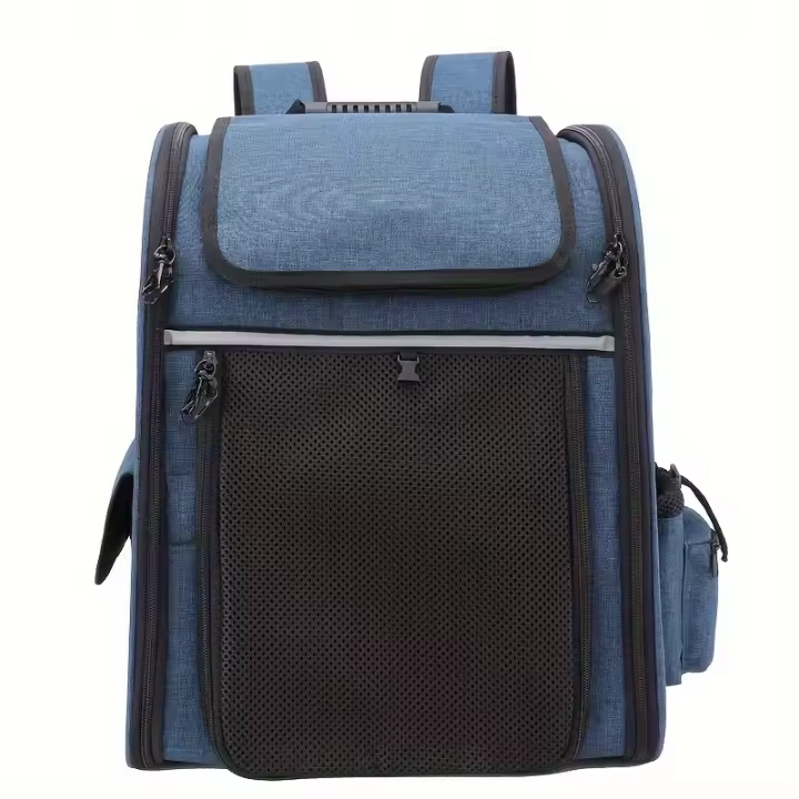 Mochila transpirable portátil para gatos, Transportín para perros plegable y expandible, bolsa para mascotas de alta capacidad - 1