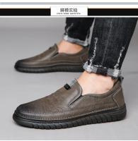Mocasines de alta calidad para exteriores, cómodos, a la moda, suaves, clásicos, antideslizantes, hechos a mano, zapatos casuales de hombre de cuero vacuno. - details 9