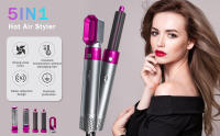 Secador de Pelo, Rizador Cepillo de Aire Caliente 5 en 1, Plancha de Pelo Multifuncional Curling Cepillo de Hierro Peine Pincel de Cabello Pincel voluminista,de secador de Pelo iónico. - details 0