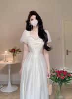 Elegante Vestido de Princesa con Diamantes Cintura Ajustable para Adelgazar - details 4