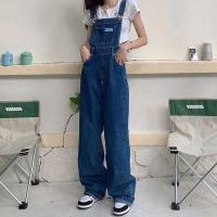 Monos de Denim Vintage MEXZT Pantalones de Lega Ancha para Mujer Estilo Callejero - details 14