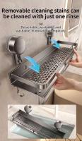 Iluminación con ventosa sin perforación, estante, lavabo, colgante, estante de iluminación para gel de ducha de baño - details 10