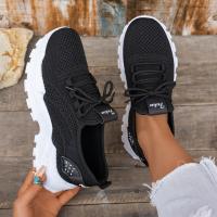 Zapatillas de Malla Tejida para Mujer Versátiles de Verano, Delgadas, Transpirables, Deportivas - details 1