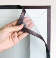 Mosquitera magnética de tul para ventanas, cortina de malla, extraíble, lavable, antimoscas, personalizada, bricolaje, Verano - details 8