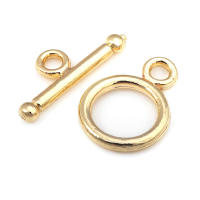Anillo redondo de latón de Color dorado de 18K, cierre de palanca circular O, cierres de conexión para pulsera, suministros para fabricación de joyas, accesorios Diy - details 10