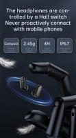 2024 Nuevo reloj inteligente y auriculares bluetooth en uno, nfc, llamada bluetooth, frecuencia cardíaca, presión arterial, reloj de monitoreo de salud, auriculares tws, impermeable reloj inteligente de ejercicio físico, adecuado para Hombres y Mujeres - details 4