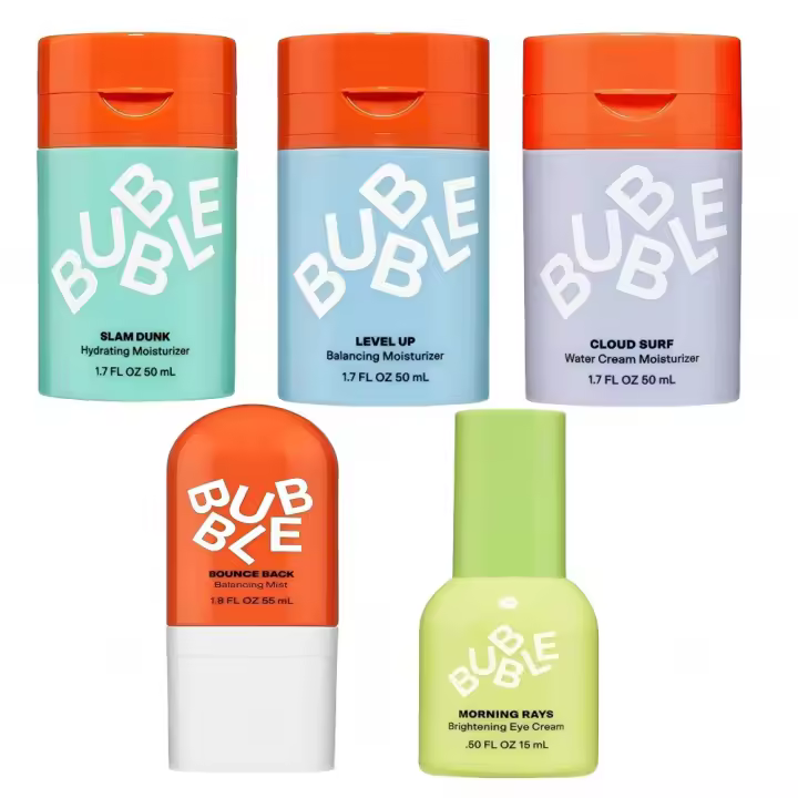 Crema facial hidratante de burbujas, tónico facial/crema para ojos/spray 50/15/55ml, reparación nutritiva de la piel seca, cuidado diario, 1 Uds. - 1