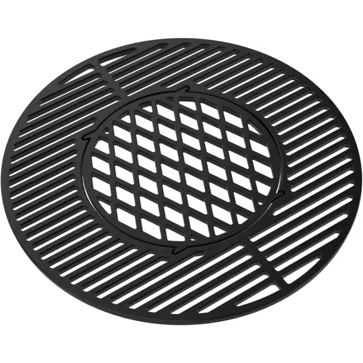 Hierro Fundido Asado Accesorios para el Sistema de Barbacoa Gourmet, Accesorios para Barbacoa para Parrillas de carbón de 57 cm - 1