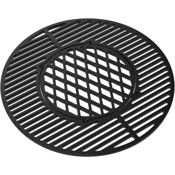 Hierro Fundido Asado Accesorios para el Sistema de Barbacoa Gourmet, Accesorios para Barbacoa para Parrillas de carbón de 57 cm - 1