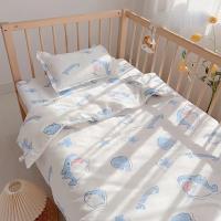 Juego de 3 uds de juegos de cama para bebé recién nacido, funda de almohada con estampado de dibujos animados de algodón para niños pequeños, funda nórdica, funda de manta para niños - details 11