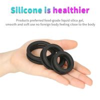 Anillo masculino para retrasar la eyaculación, bola de unión escrotal, anillos para hombre, anillo de silicona, juguete sexual para hombres - details 7