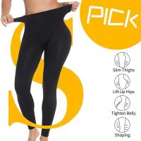 MISSMOLY Leggings de compresión para mujer, pantalones adelgazantes con control de barriga y cintura alta - details 3