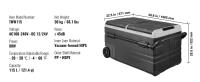 SucceBuy Refrigerador-congelador portátil para automóvil,-4 ℉ -68 ℉   Ajustable. Enfriador de compresor para el hogar, al aire libre, camping, RV, automóvil. - details 5