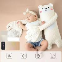Juguete Eléctrico para Dormir Bebé Control Remoto Muñecos Relajantes de Peluche en Forma de Oso de Dibujos Animados Ayuda para Dormir Almohada Chupete Cómoda - details 9
