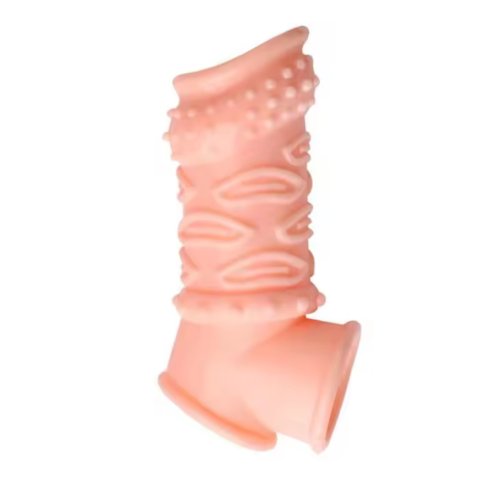 Empaque privado Extensor Sexy para hombres Anillo de manga de alargamiento reutilizable Retraso de la eyaculación Juguete sexual para adultos Productos íntimos - 1