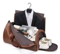 Equipaje al aire libre del cuero de la PU, bolso del equipaje de los hombres determinados del negocio, bolso del viaje - details 0