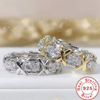 Andara Anillo de Plata Esterlina con Zirconia AAA Diseño Tejido de Plata para Mujer - details 0