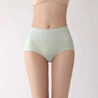 3 UDS Ropa interior menstrual a prueba de fugas de cintura alta sin costuras para mujer - details 7