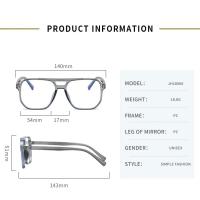 Montura transparente para gafas de ordenador para hombre y mujer, gafas cuadradas antiluz azul, gafas de bloqueo, gafas ópticas - details 3