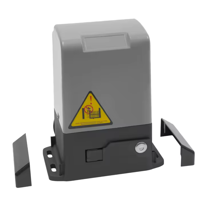 Kit de abridor automático de puerta corredera, operador de puerta resistente con Control remoto de 370W para garaje de hasta 600kg - 1