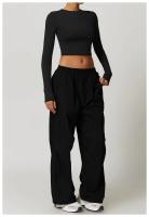 Ropa de Yoga de manga larga de afilado de secado rápido, ajustada, deportiva, ajustada, manga larga, ropa exterior, correr, Fitness, gimnasio, Tops femeninos - details 18