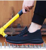 Zapatos De Seguridad Con Punta De Acero Antideslizantes Para Hombres Y Mujeres Zapatillas De Trabajo Transpirables Indestructibles Para Adultos - details 6