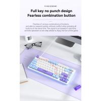 El macro del eje verde define el teclado del juego Teclado mecánico luminoso de colores mezclados - details 30