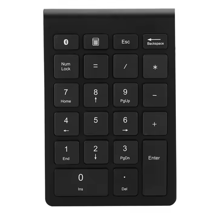 Mini teclado numérico Bluetooth de 22 teclas Teclado numérico inalámbrico - 1