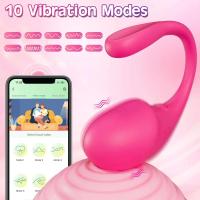 Leten Vibración inalámbrica Love Egg Vibrador Vaginal G Spot Estimulador vibratorio Wearable Bluetooth APP Control Juguetes sexuales para mujeres adultas - details 10