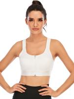 Tops cortos de manga corta para mujer, camisa deportiva de Yoga blanca cruzada - details 3
