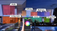 Lámpara de techo de Alta luminosidad para Decoración de interiores plafón Led para dormitorio salón Luz impermeable RGB - details 15