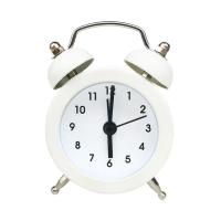 Reloj despertador con doble campana, marco de Metal, alarma fuerte, funciona con batería, despertador de mesa de escritorio para dormitorio y decoración del hogar - details 1