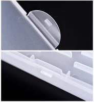 Caja de Almacenamiento Vacía de Doble Capa para Arte de Uñas KADS Herramienta Ideal para Agujas Tijeras Plumas Cepillo Búfer de Uñas - details 5