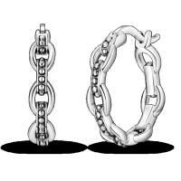 Pendientes de plata de ley 925 para mujer, Piercing de circonita cúbica brillante, joyería fina de compromiso, regalos - details 13