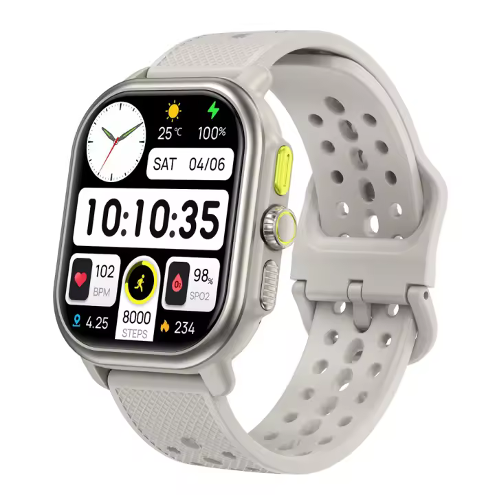 Reloj deportivo 2024 2,06 pulgadas Reloj inteligente hombre mujer Posicionamiento GPS Llamada Bluetooth Rastreador de actividad física para correr Conteo de pasos Distancia - 1