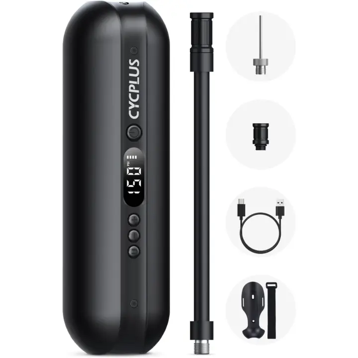 Bomba de Aire 150PSI,Compresor Eléctrico Portátil,Mini Inflador de Neumáticos Recargable para Bicicletas Motocicleta - 1