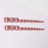 Uñas postizas de pie rosa brillante, adhesivo ultraflexible de larga duración para uso en escenario - details 4