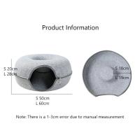 Juguete Interactivo de Doble Uso para Gatos Donut Cat Cama de Mascota Túnel de Gato Equipamiento Deportivo para Gatos Entrenamiento de Gatos - details 1