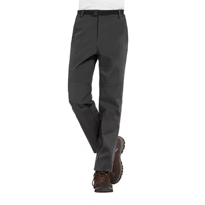 Pantalones de Senderismo de Vellón Invernal A Prueba de Agua, Resistentes al Viento, Cálidos y Suaves para Escalada, Acampada, Ski - 1