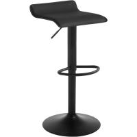 Taburetes de Cocina Giratorios 360° Altura Ajustable con Reposapiés Taburetes Altos con Asiento PVC para Comedor, Salón y Cafetería Negro+Negro - details 8