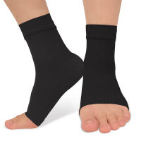 Tobillera de compresión para hombre y mujer, manga de soporte para esguince, tendinitis de Aquiles, fascitis Plantar, pie lesionado, 1 par - details 4