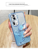 Funda de flores de gano plástica de diamante de agua, OPPO Reno 11 11, 11F, F25 Pro, Realme C67, A79 5G - details 5