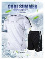 Ropa deportiva de verano de los hombres de fitness camiseta de manga corta ropa de secado rápido de los hombres corriendo suelta ropa deportiva casual - details 1