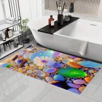 Alfombra de Baño Antideslizante Súper Absorbente con Estampado de Concha de Estrella - details 2
