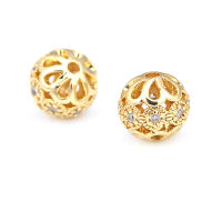 Cuentas de Espaciador de Barril de Brass Dorado de 18K Accesorios de Joyería DIY para Mujeres - details 42